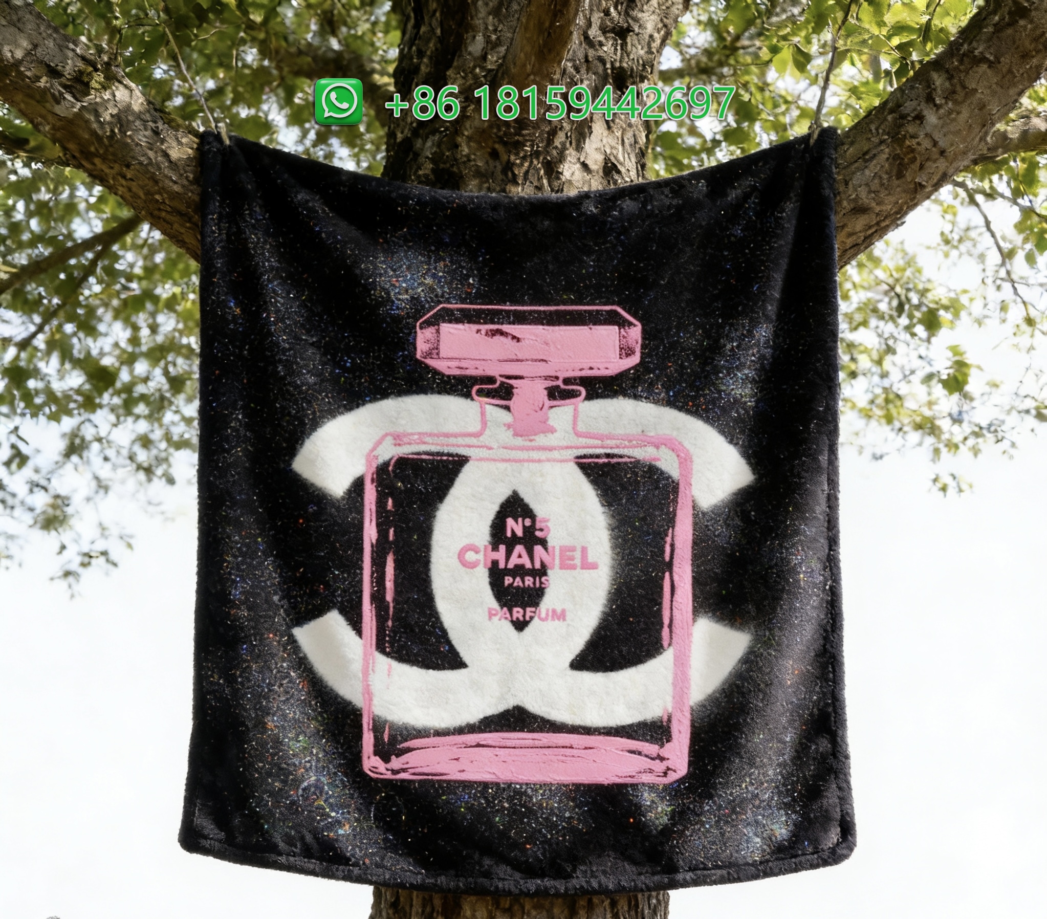 Chanel Throw Blankets